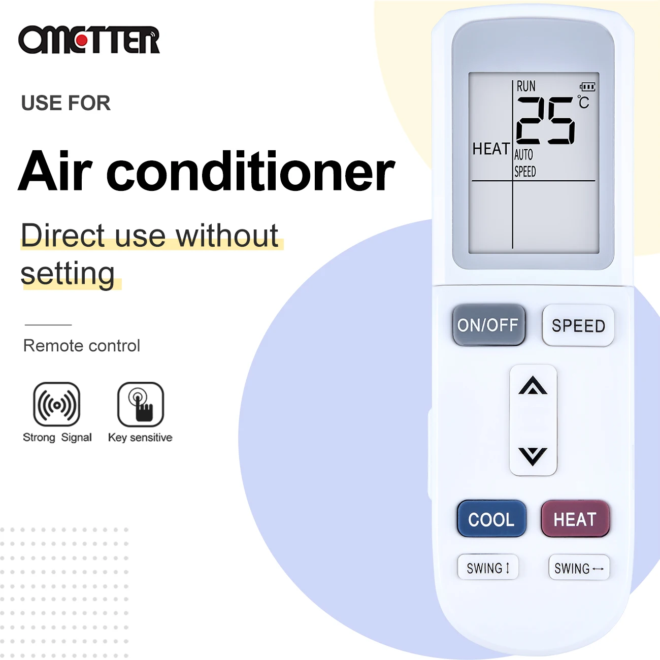 Nowy pilot do klimatyzatora AUX Rinnai Akai Besat Shownic YKR-L/101E YKR-L/102E YKR-L/103E