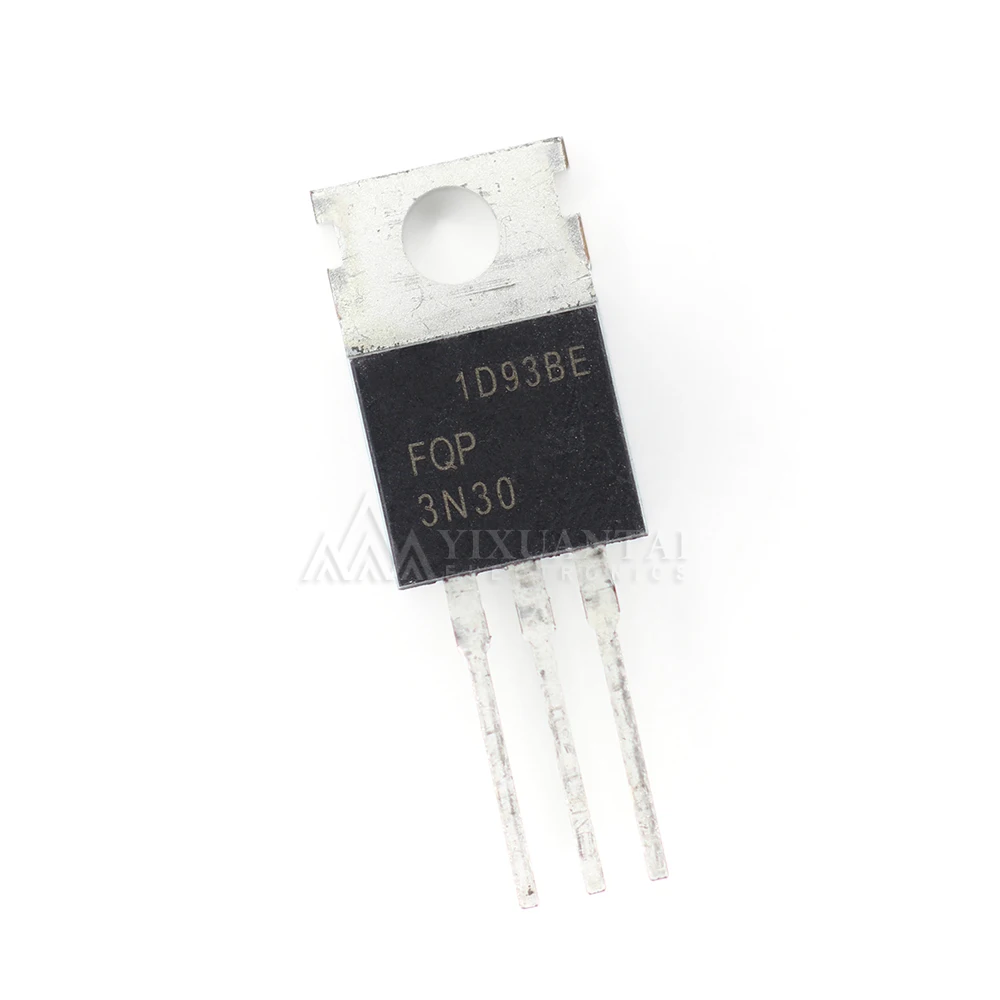 stock 10PCS/LOT NEW Original  FQP3N30  Marking:FQP  3N30  MOSFET N-CH 300V 3.2A TO220-3