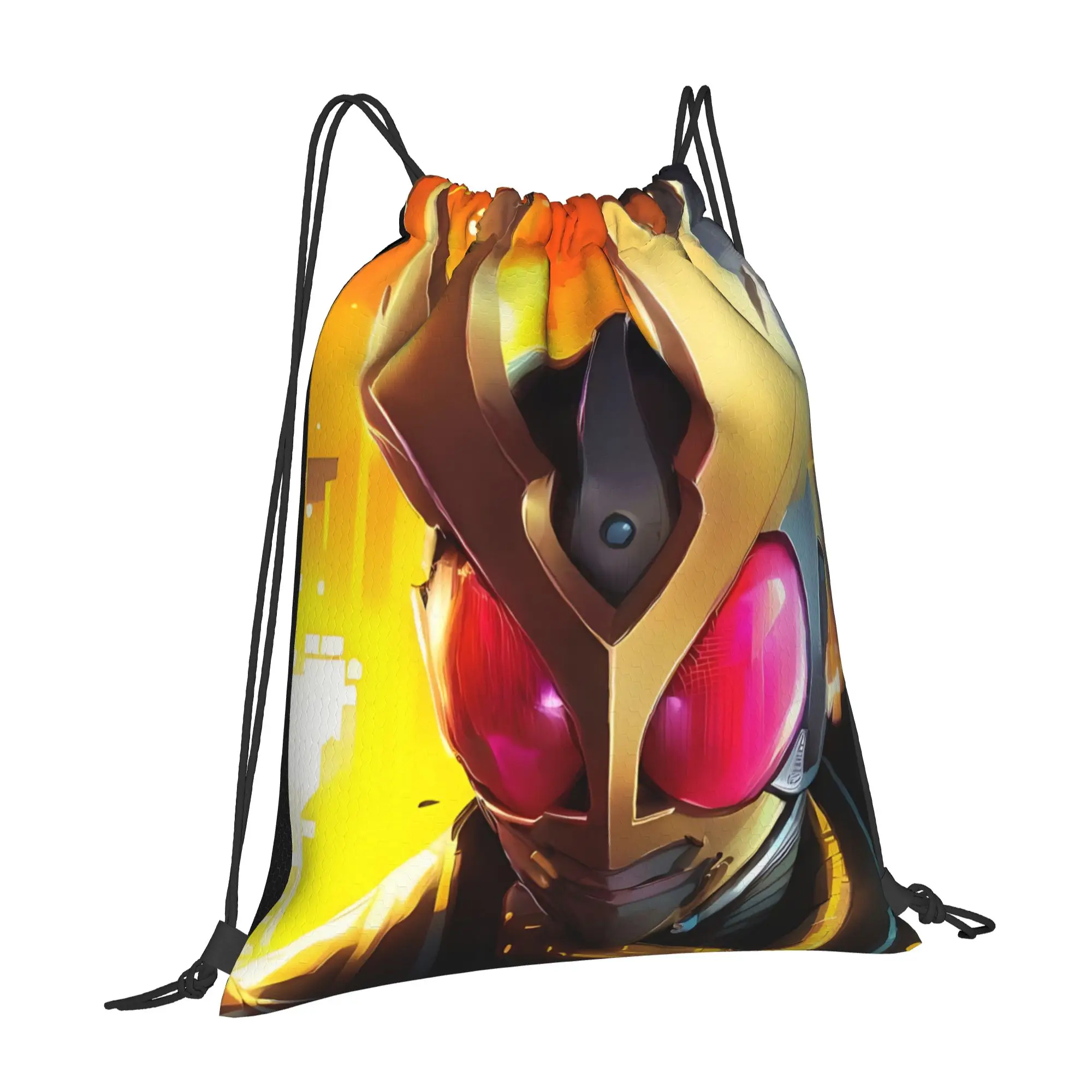 sports Pouch Kamen rider Agito  Portable Hiking Drawstring Bags Riding Backpack Gym Shoes Storage Backpacks