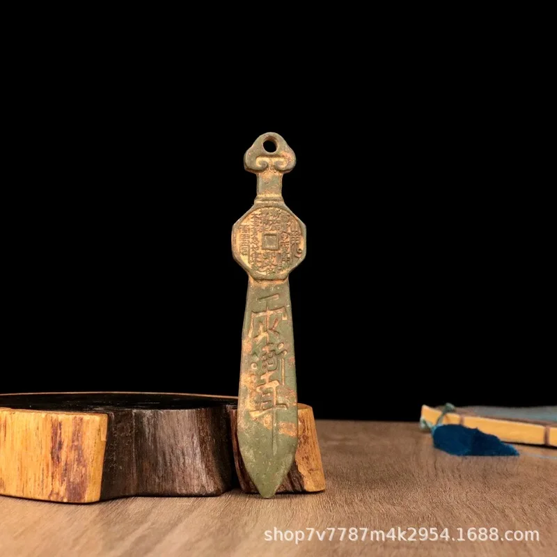 Brass alloy craft item: Mountain Ghost Bagua Seven-Star Sword home decoration ornament
