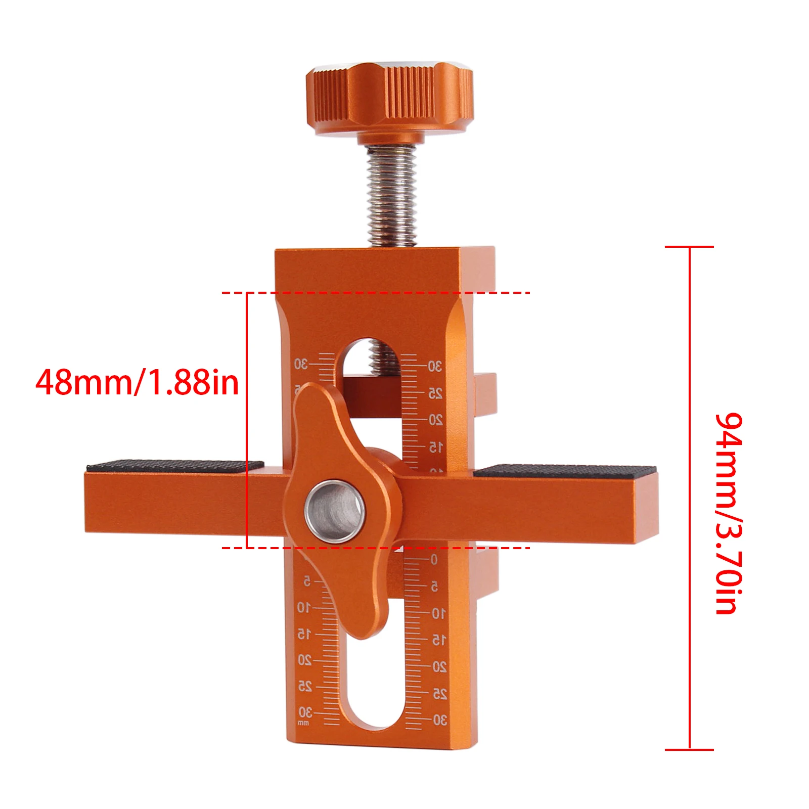 10mm Rebounder Punched Mounting Jig Wardrobe Cabinet Door Panel Installation Jig 2 In 1 Quick Closet Door Mounting Template Tool