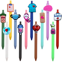 10/12Pcs Nurse Pens Cute Nursing Student Essentials Pens for Nurses Medical Assistants Students Workers Office Appreciation Gift