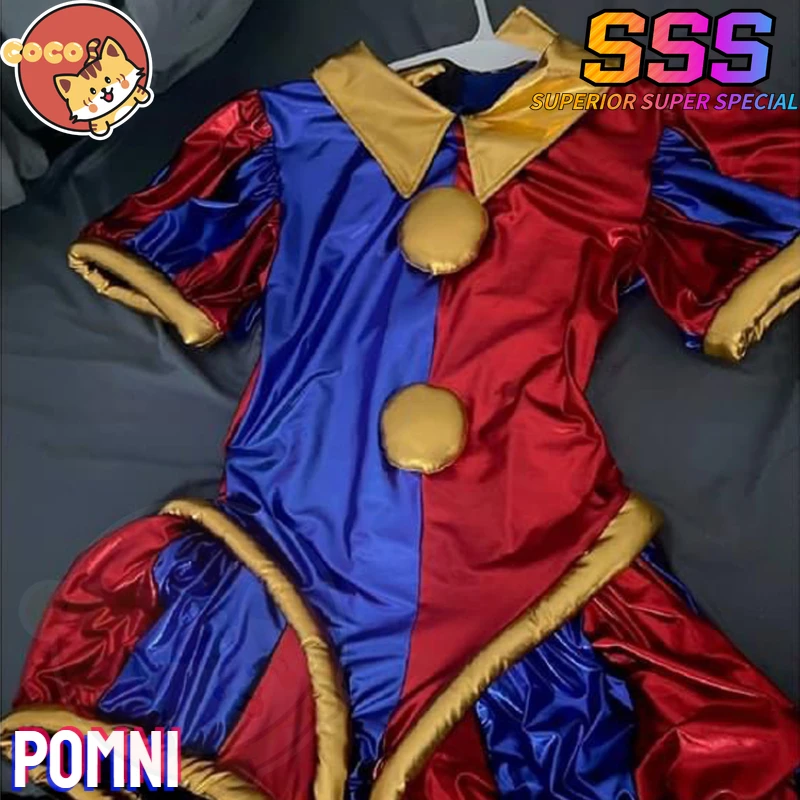 

The Amazing Digital Circus Pomni Cosplay Costume Anime The Amazing Digital Circus Cos Pomni Joker Costume Customized CoCos-SSS