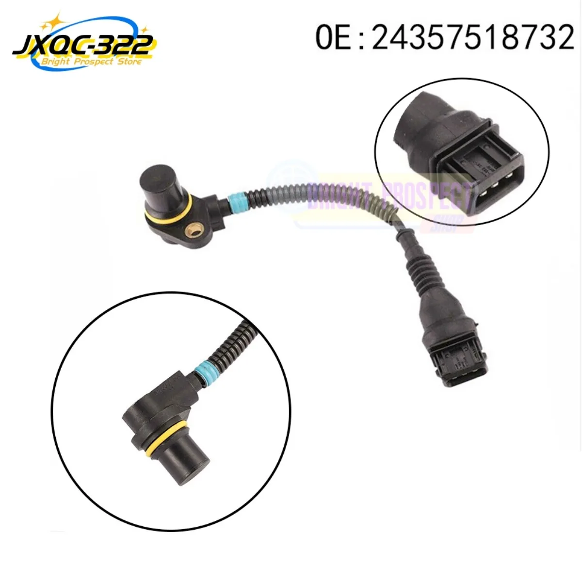 

For Mini Cooper R50 R52 Car Parts Auto Accessories 24357518732 Automatic Transmission Rotational Speed Sensor VT1 CVT