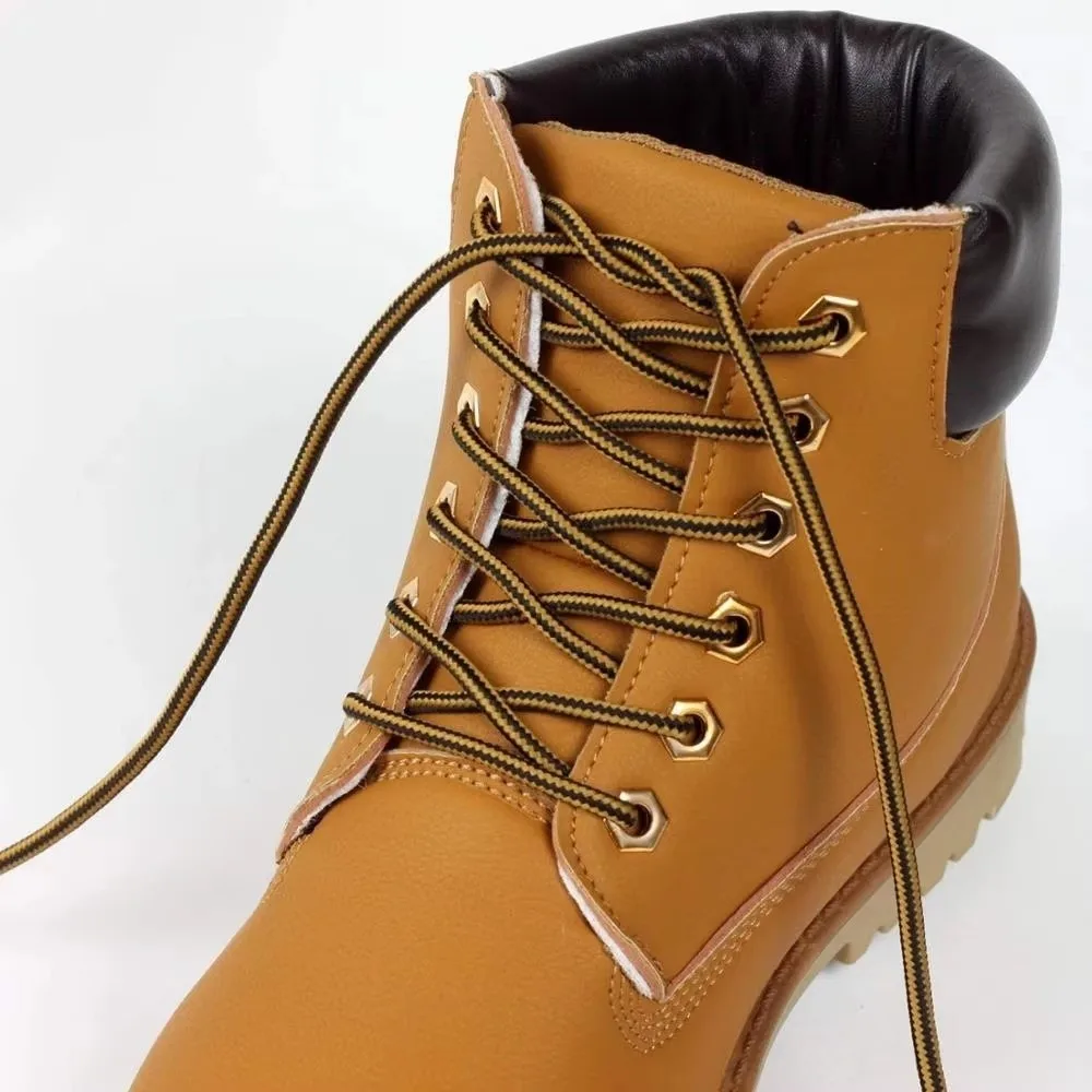 High Quality Round Shoelaces Replace Heavy Duty Boots Laces Strings Striped Colorful Shoe Shoestring Shoes Accessories