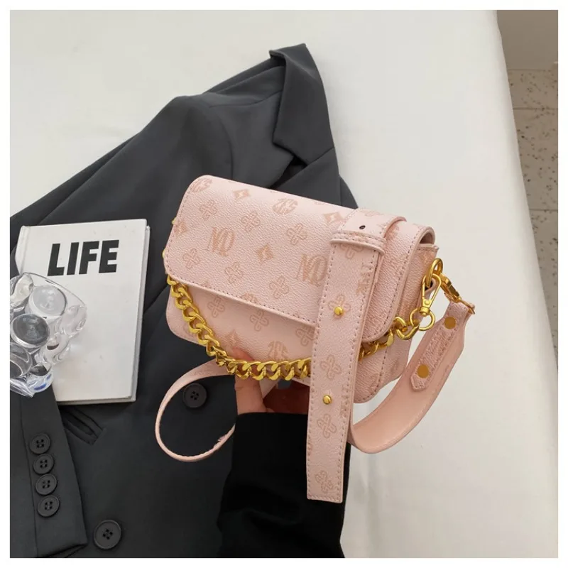 Il nuovo design del marchio di lusso dell'autunno 2025, catena versatile, borsa a tracolla da donna di nicchia e borsa a tracolla singola