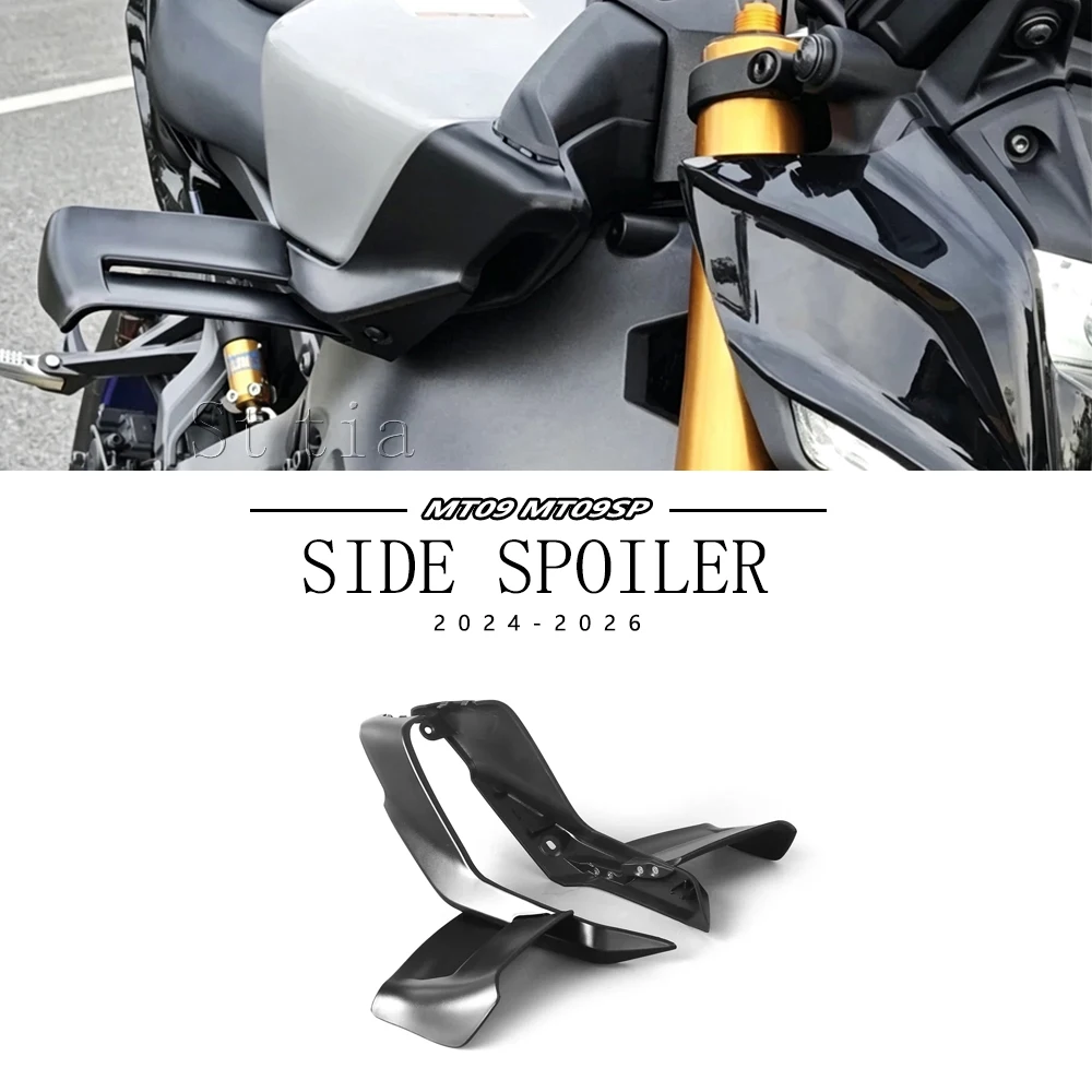 2024 2025 2026 For Yamaha MT09 SP MT-09 MT 09 Motorcycle ABS Naked Side Spoilers Fairing Winglets Aerodynamic Wing Deflectors