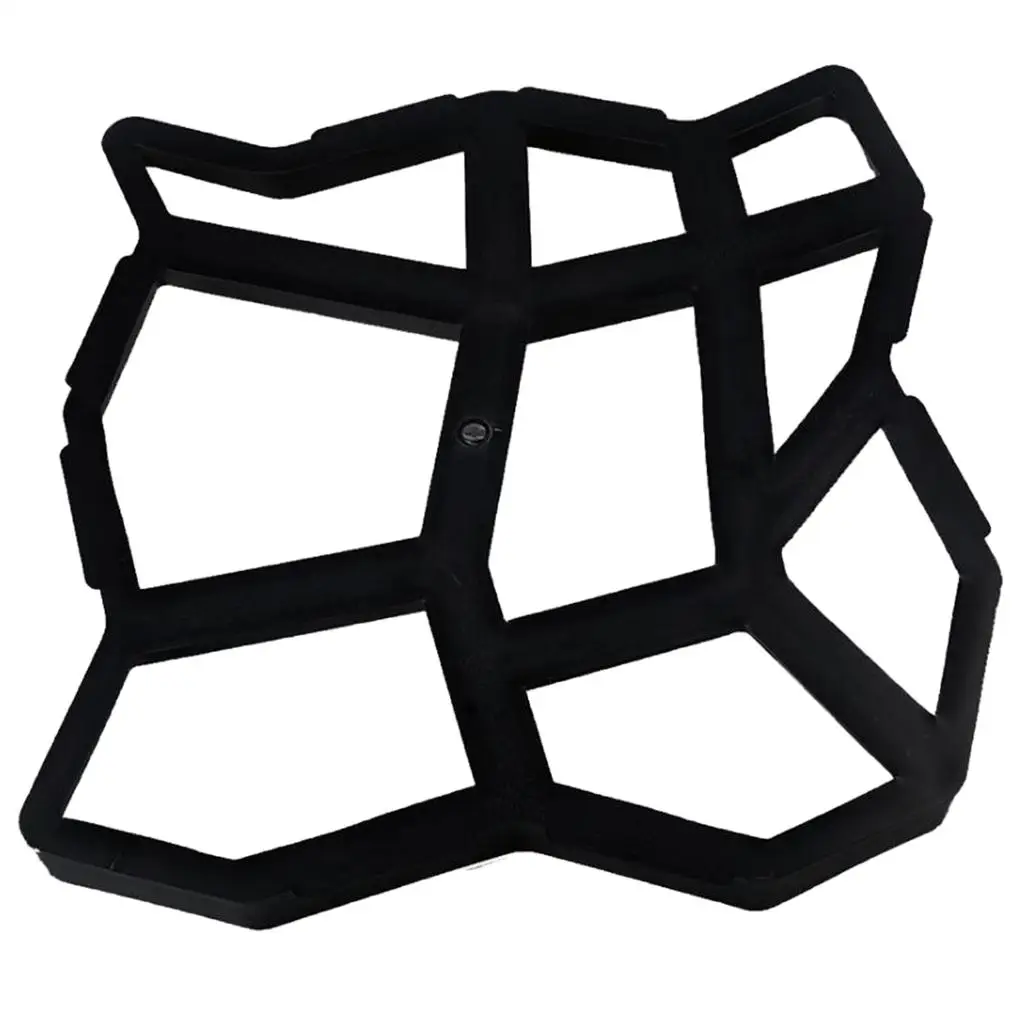 Molds for Paving Slabs DIY Path Maker Plastic Garden Paving Mould Stone Shaper for Home Concrete