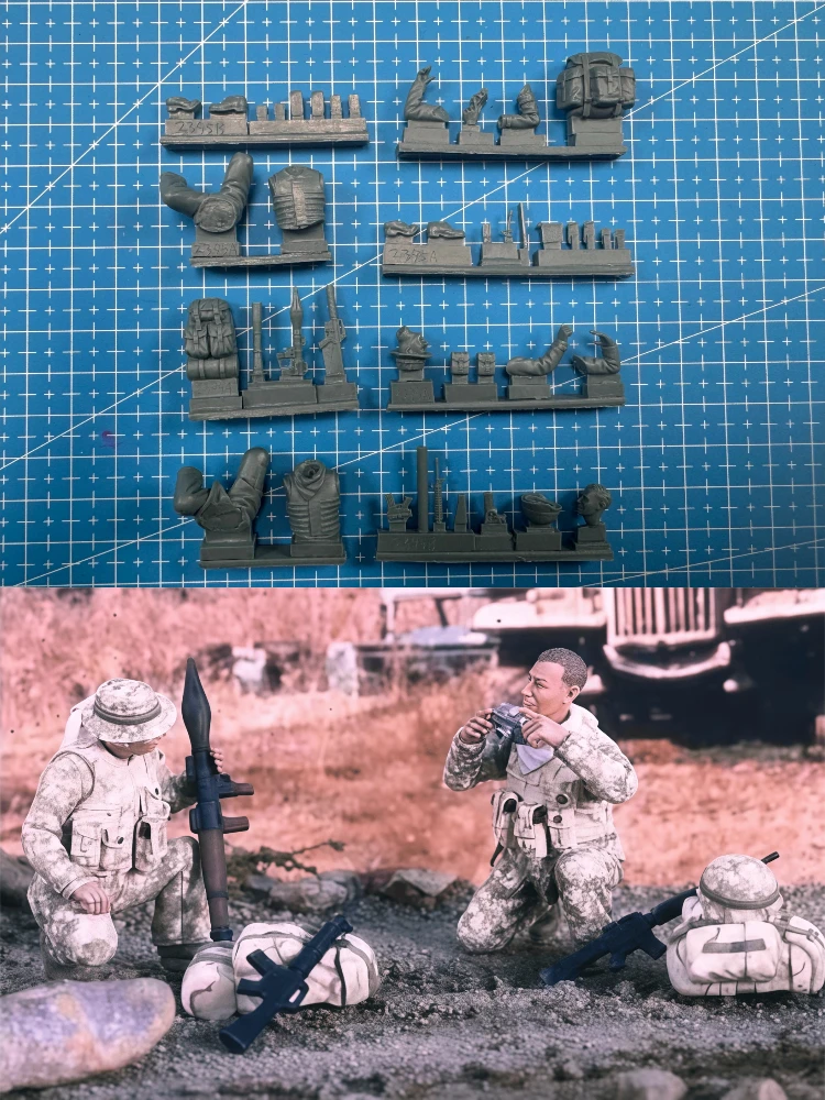 

1:35 Cast Resin Model Assembly Kit, GK, Marine, Unpainted To Be Assembled