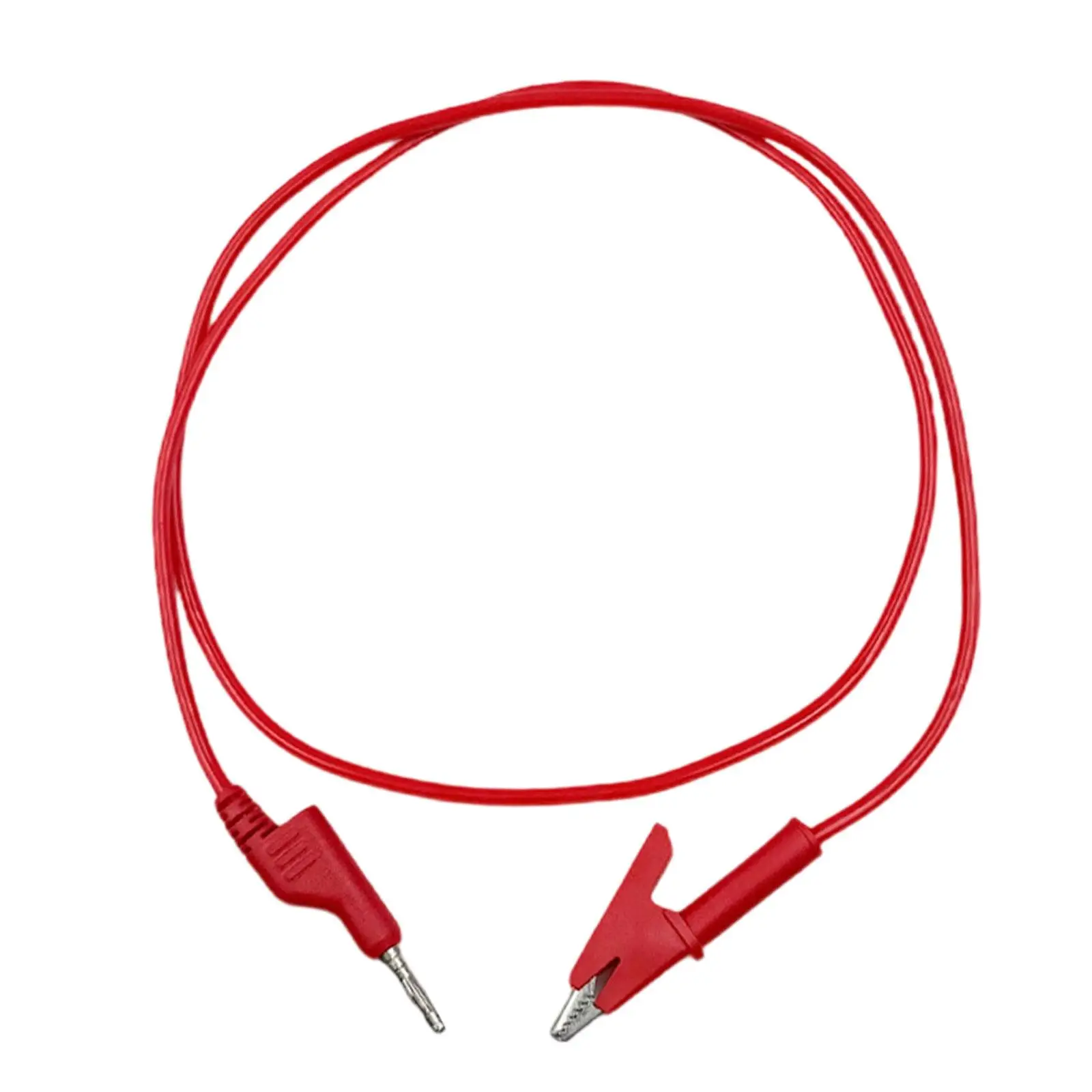 Banana Plug to Alligator Clip Test Lead Heavy Duty Multimeter Wire Accurate Readings for Maintenance and Circuit Testing