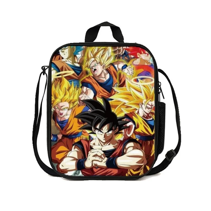 Dragon Ball Son Goku Lunch Bag Anime Handle Insulated Refrigerated Bag Children\'s Travel Food Storage Breakfast Insulated Bag