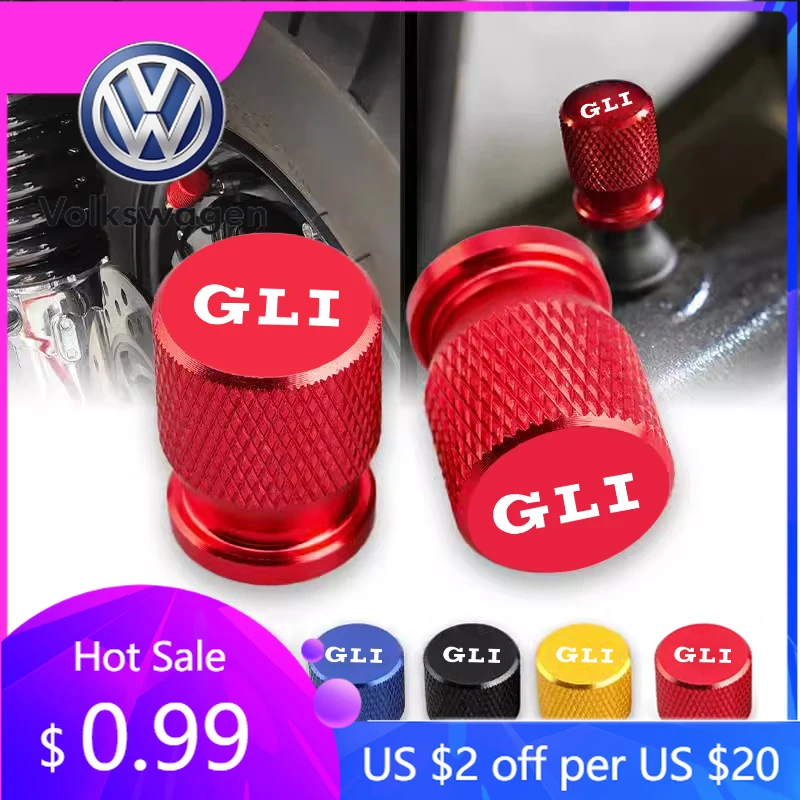2026 Novedad: Tapas de Válvula de Neumático Antipolvo para Coche Volkswagen VW, para VW Volkswagen GLI Rline Golf Beetle Passat Sh