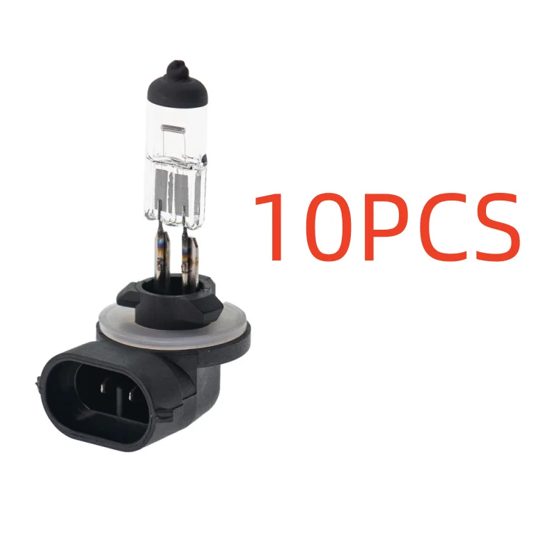 

NEW 10x Lot Top Quality long service life Not dazzling 12V 27W Clear White Halogen Light Car Headlight Bulb safety