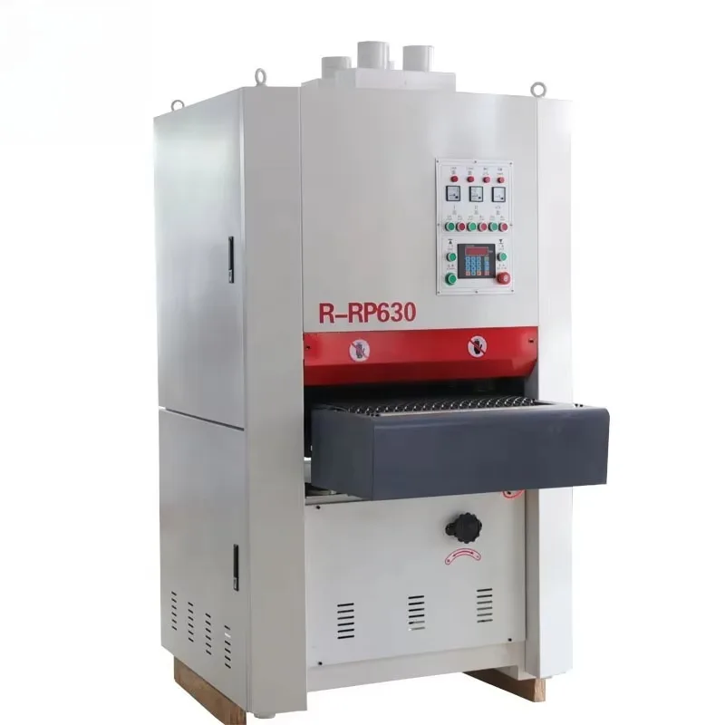 Heavy-duty Wide-band Woodworking Machine for Double-sided Sanding of Wood Boards and Flat Surfaces Primer Sander