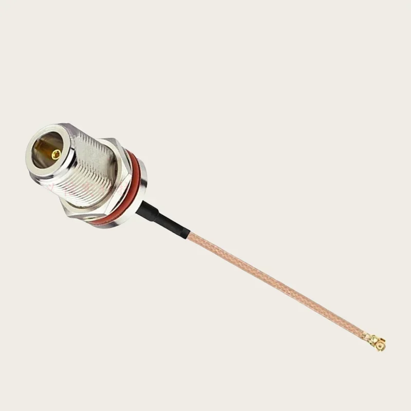 IPEX IPX to N female waterproof/4-hole flange/N male right angle RF RG178 extension cable