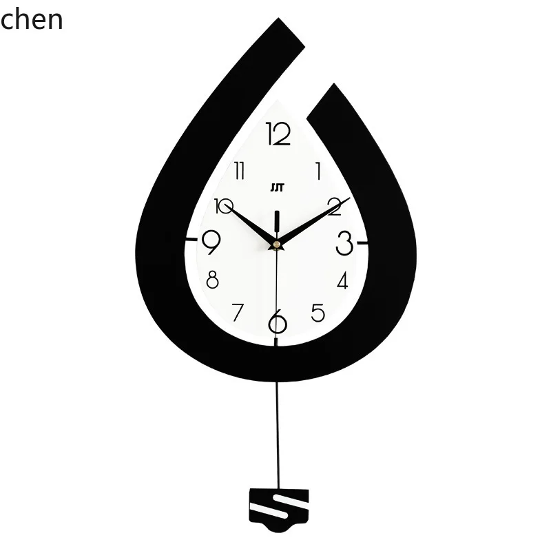 ZML Living Room Wall Clock Water Drop Creative Modern Simple Home Wall Clock