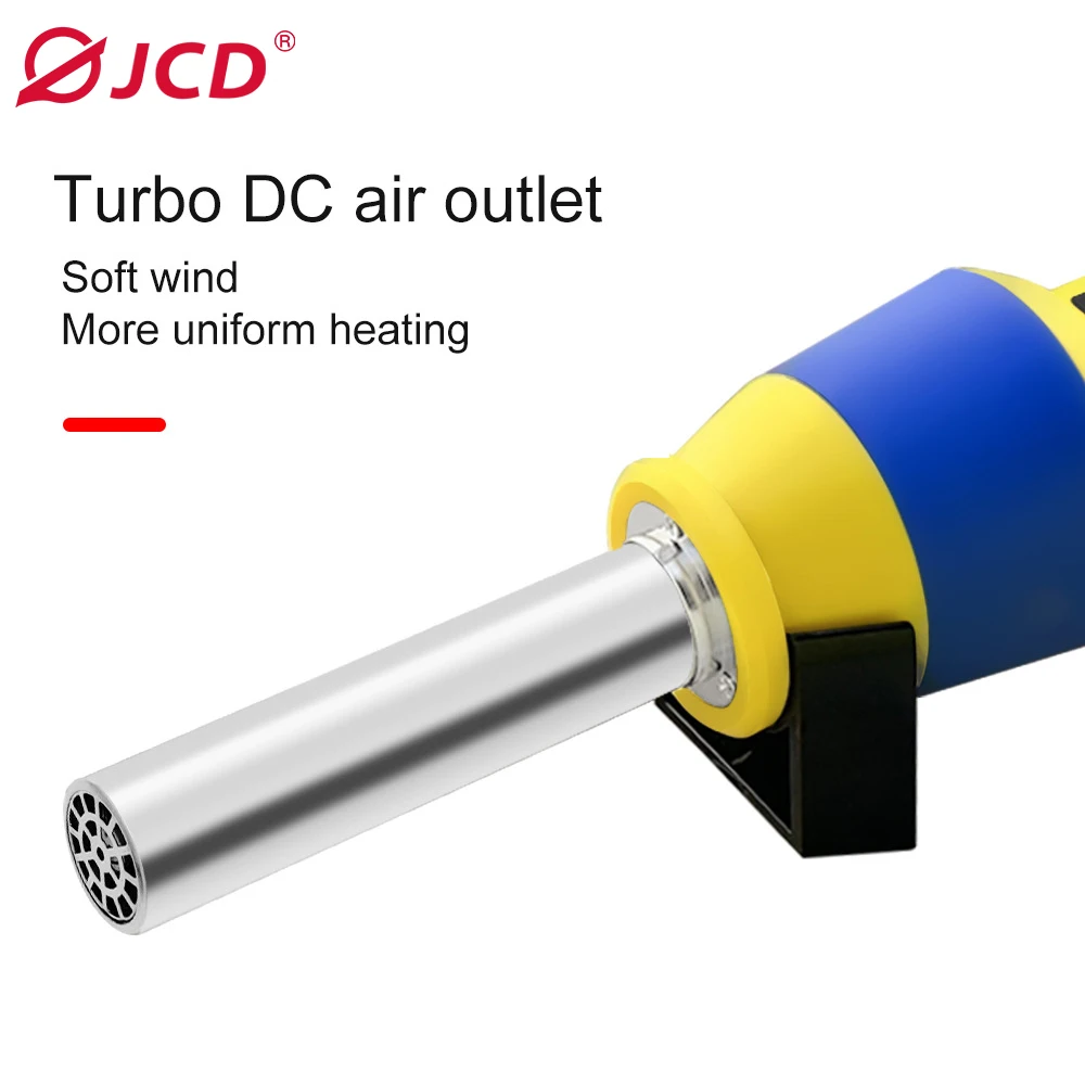 450W Micro Hot Air Gun Portable LCD Display Rework Station Heat Gun Hair Dryer Temperature Adjustable IC SMD BGA Welding Tools