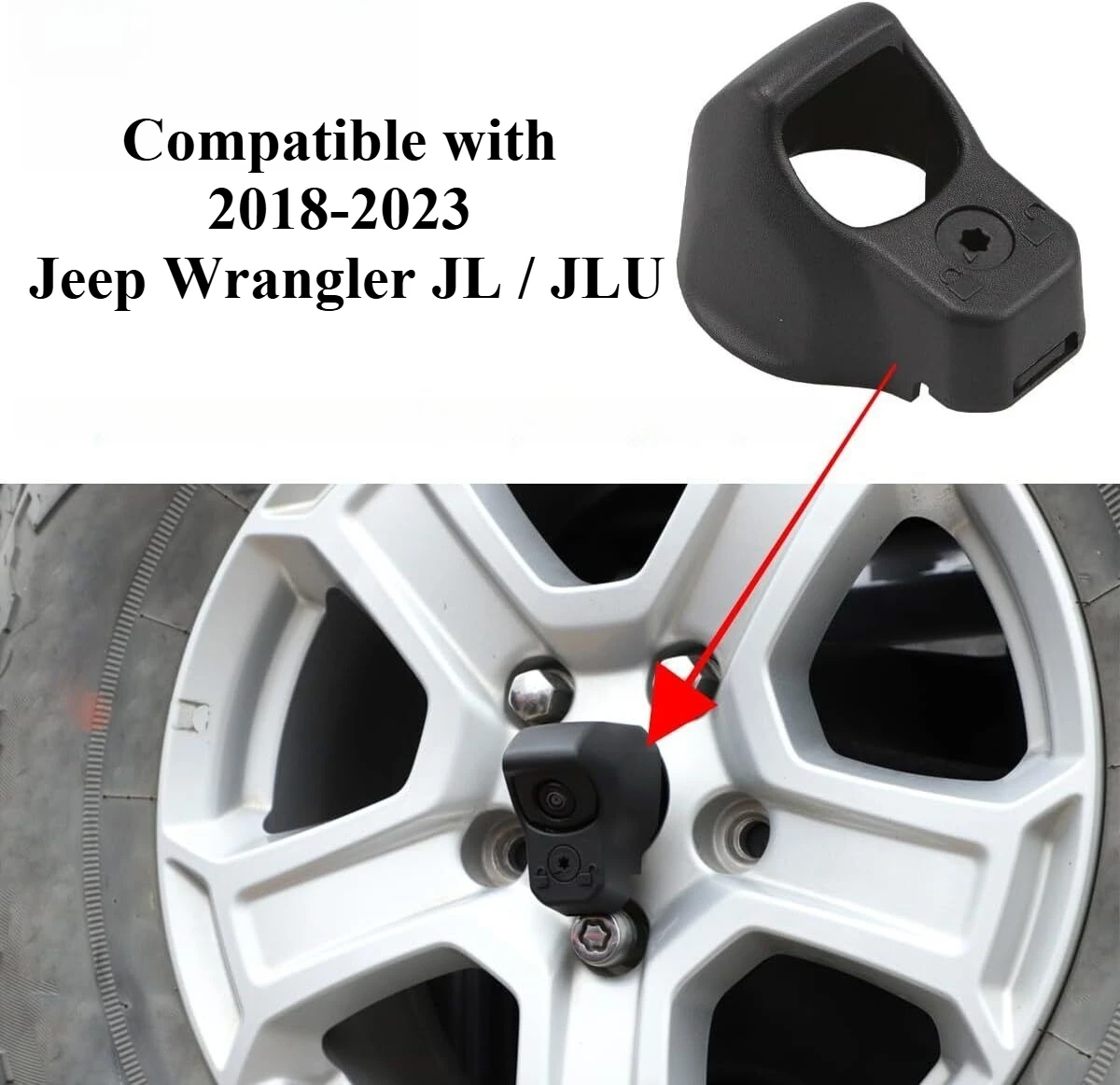 2018–2020 for Jeep Wrangler JL Backup Camera Bezel Trim OEM New Mopar 68301879AD