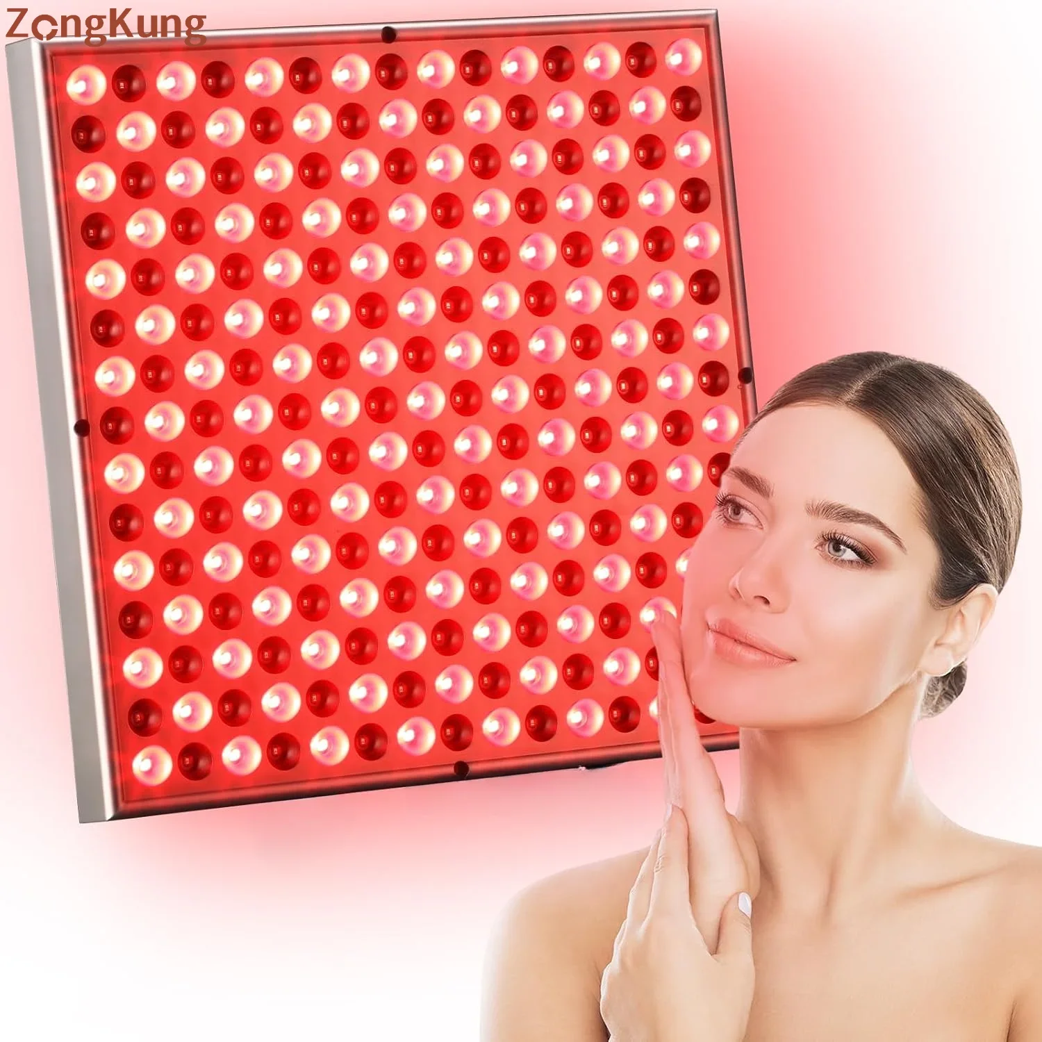 225 LEDs Red Light Panel 660nm&850nm Combination Infrared Light Panel for Body Pain Relief Blood Circulation Skin Beauty Lamp