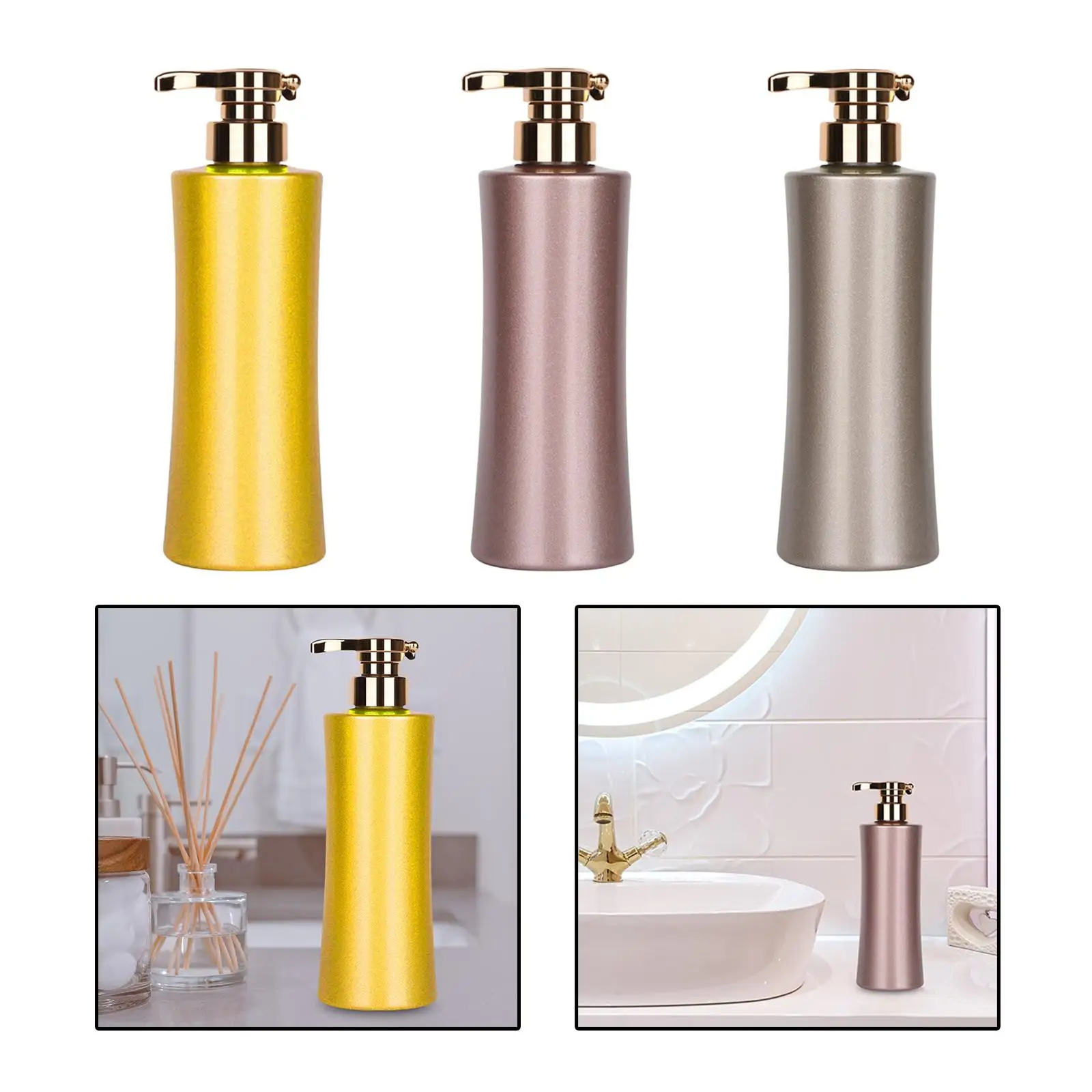 Modern Soap Dispenser  Bottle 500ml Restaurant Bathroom Accessories