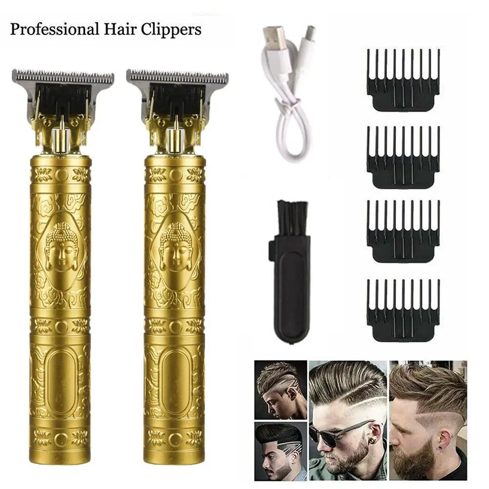 Y4K2 Aparador de pêlos elétrico profissional para homens, cabelo e corpo barbear clippers, corte Shaver, máquina de barbeiro