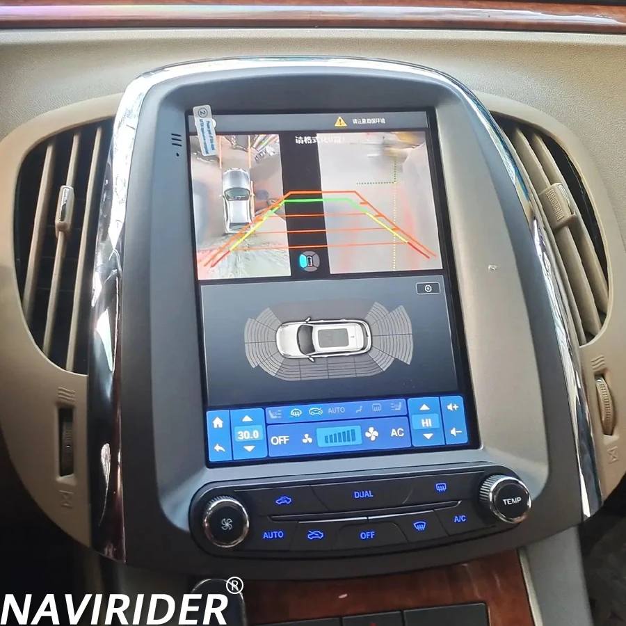10.4 Inch Vertical Screen Android 15 For Buick Lacrosse GM Alpheon 2009-2012 Multimedia Navi Car Video Player GPS Radio Carplay