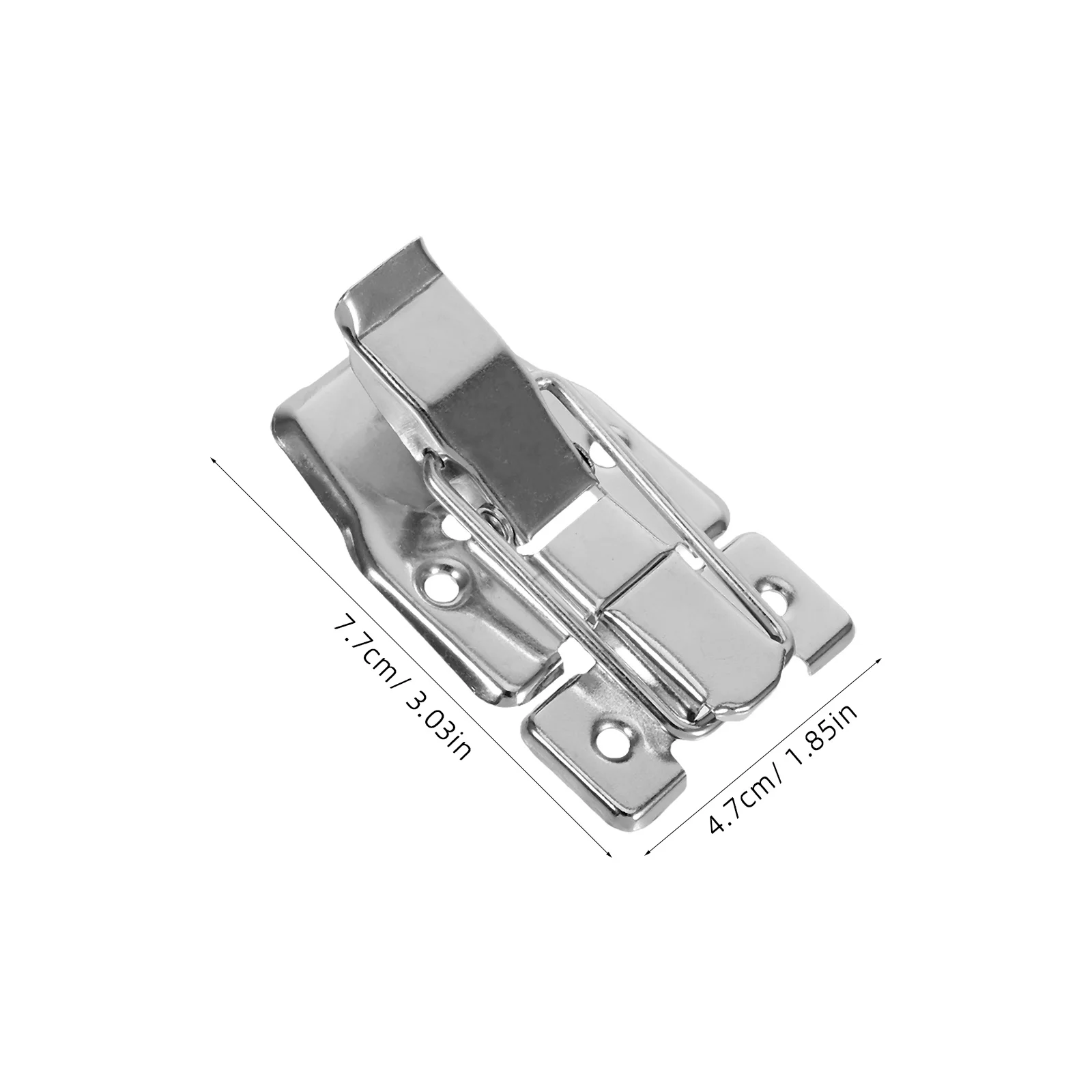 Pestillo de palanca con cerrojo de pico de pato de Metal Retro, 6 uds., para caja de madera, decoración de joyería, cerradura con cerrojo