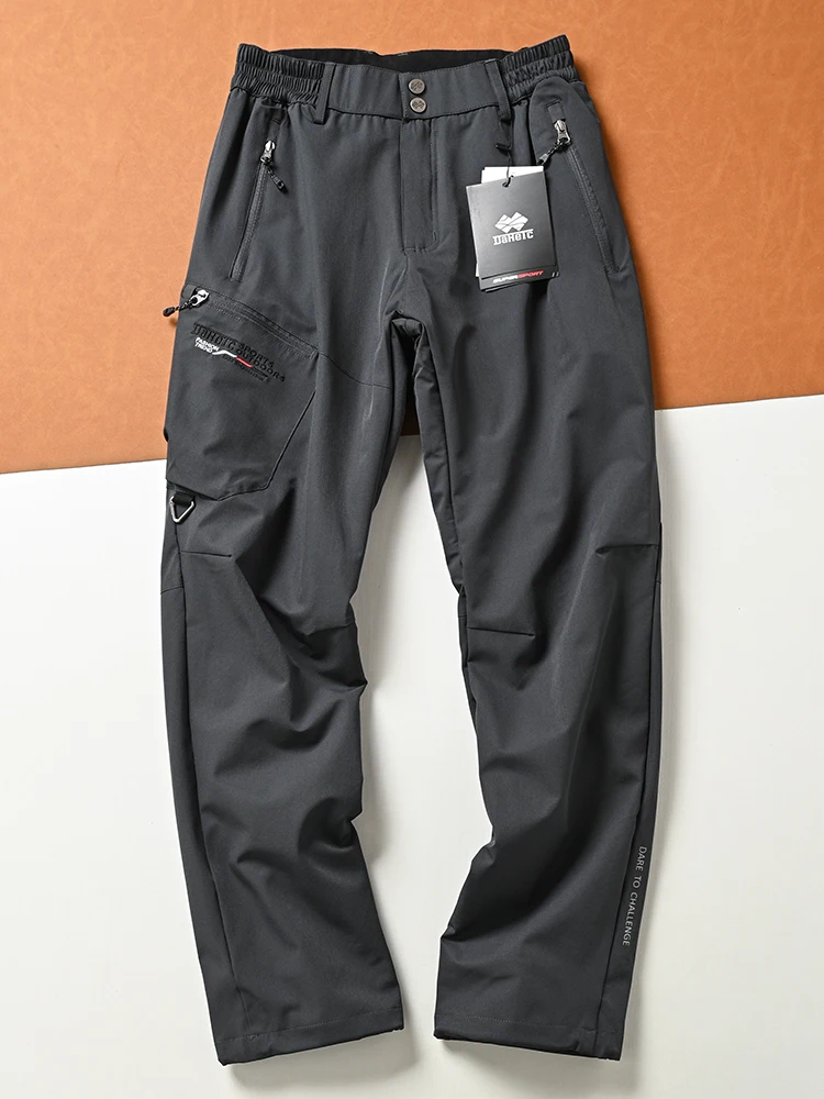 

Thiened Fce уличные брюки для скалолазания ветрозащитные водонепроницаемые повседневные теплые брюки с прямыми штанинами для молодежного альпинизма