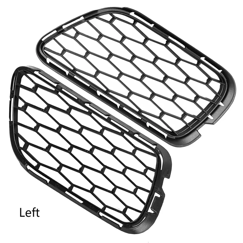 2Pcs Front Left & Right Bumper Air Vent Mesh Grille 670013780 670013781 Fits For Maserati Quattroporte 13-16