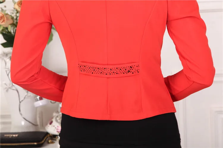 Plus Size Women Jacket Slim Elegant Spring Autumn Outerwear Coat Women\'s Ladies Clothes Vestidos Female