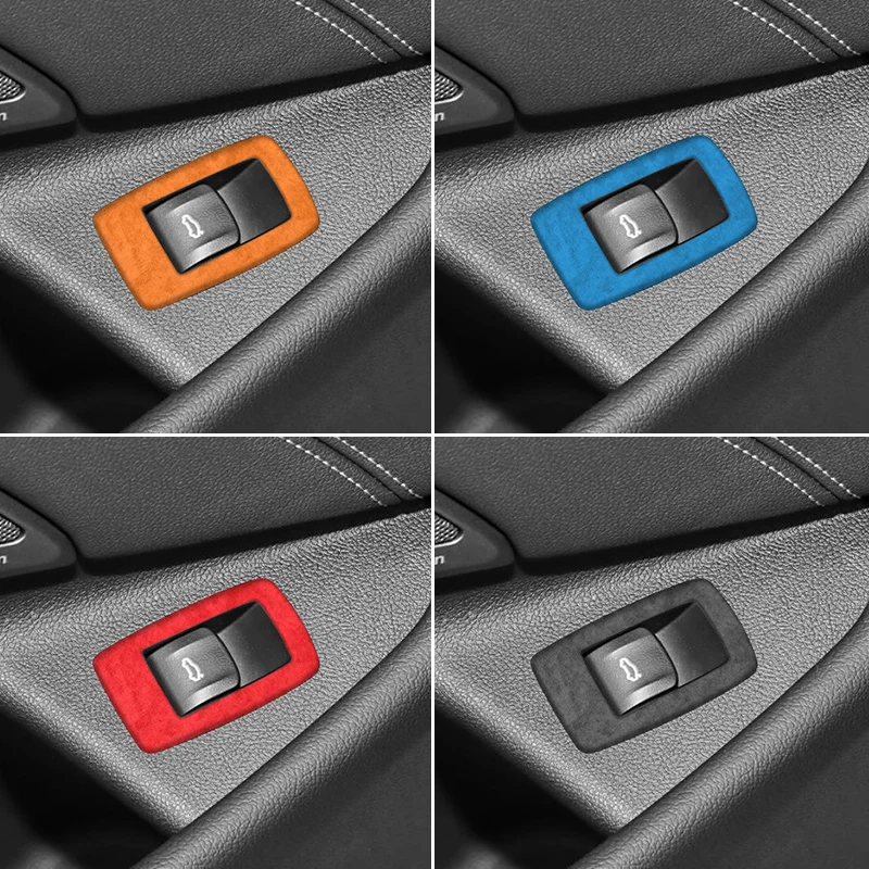 

Made of Alcantara For BMW 5 Series G30 G38 6GT Car Trunk Button Decorative Trim Frame Sticker Interior Custo Tuning Accessories