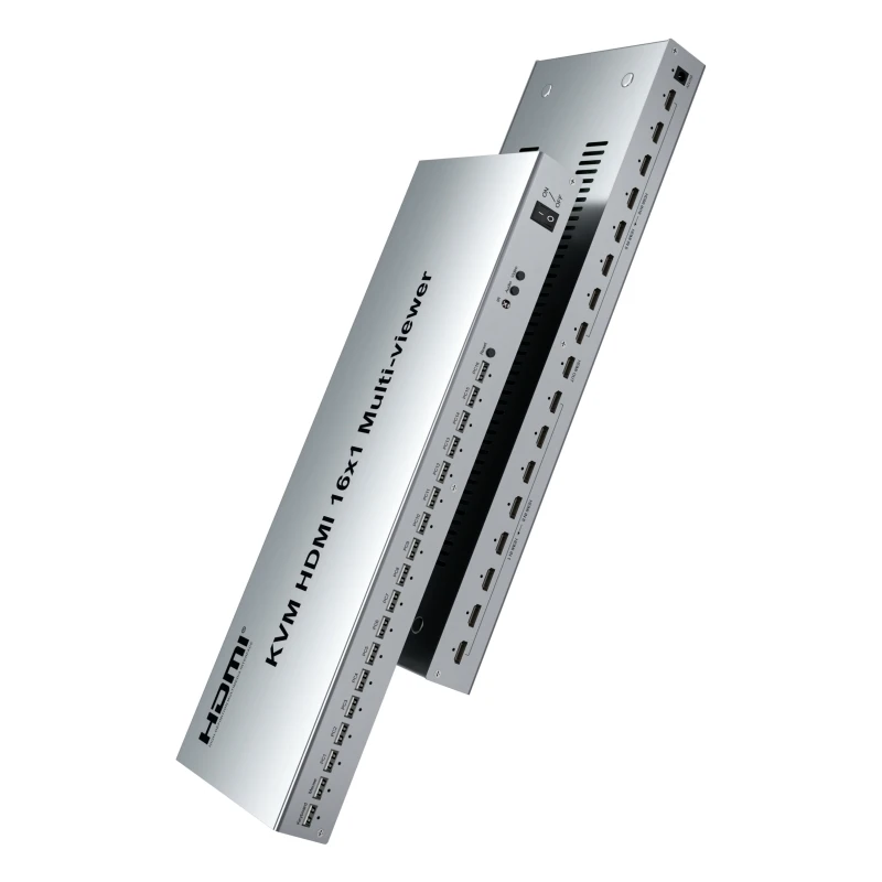 

Мультиварка HDMI 16x1, 1080P, 16 в 1, выход HDMI, USB, KVM, бесшовный коммутатор, 16 портов