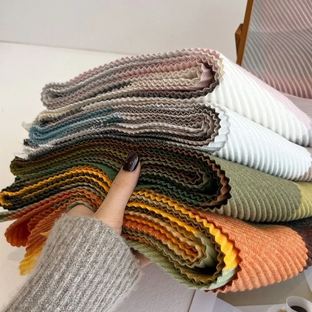 

Новый разноцветный шарф, шаль, ветрозащитный, морозостойкий, сохраняет тепло, толстое одеяло из пашмины, зима