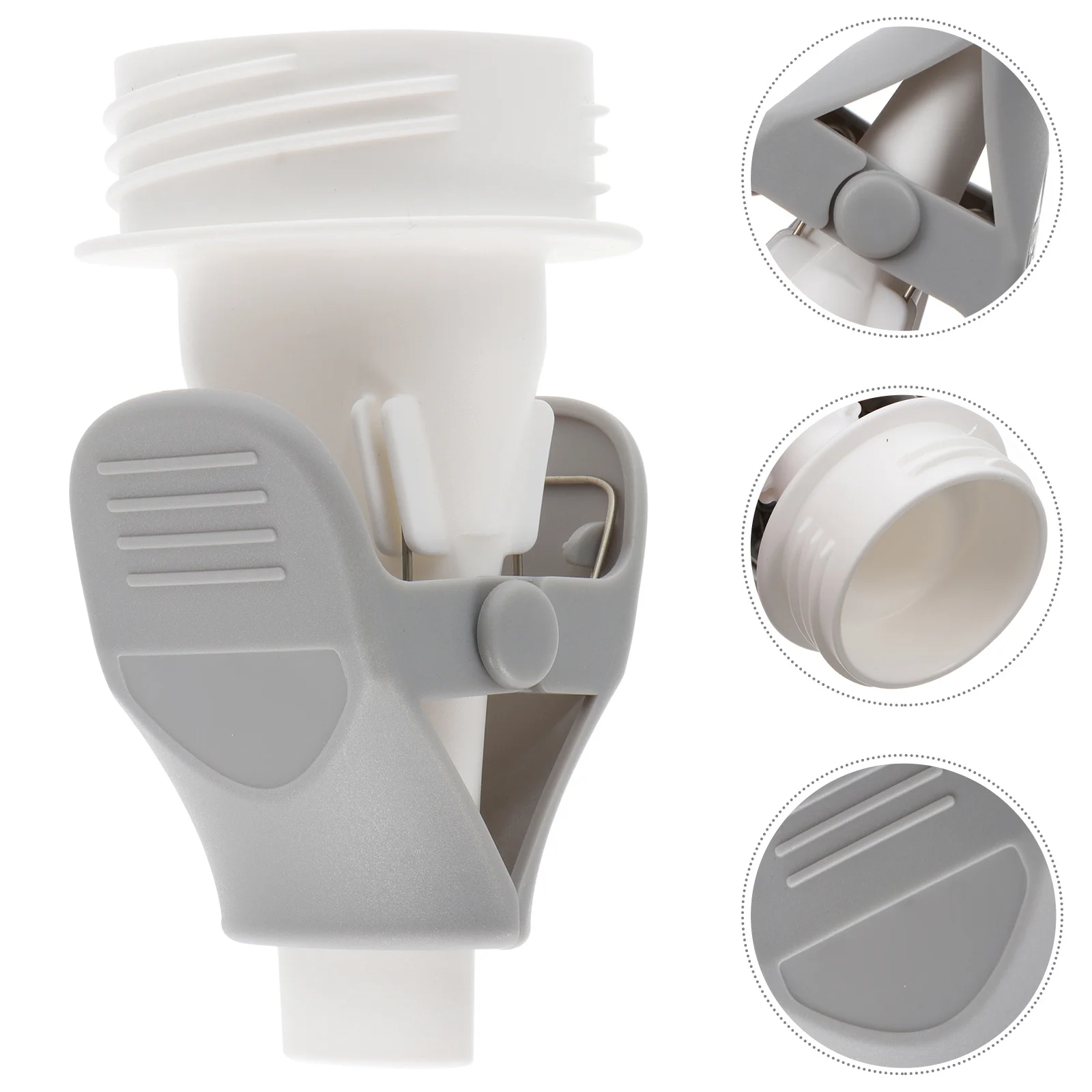 

1Pcs Breast Milk Bag Adapter Clip Reusable Pump Connection for Direct Filling Saves Time Reduces Spillage Strong Hold