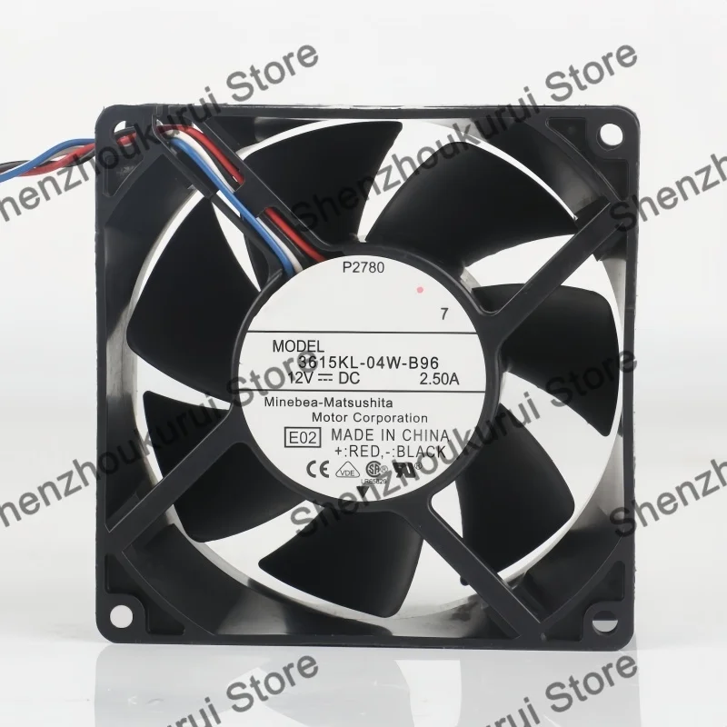 

9CM Original NMB DC 12V 2.50A AC EC 9038 High air volume chassis Server 90X90X38MM 4-wire 3615KL-04W-B96 cooling fan