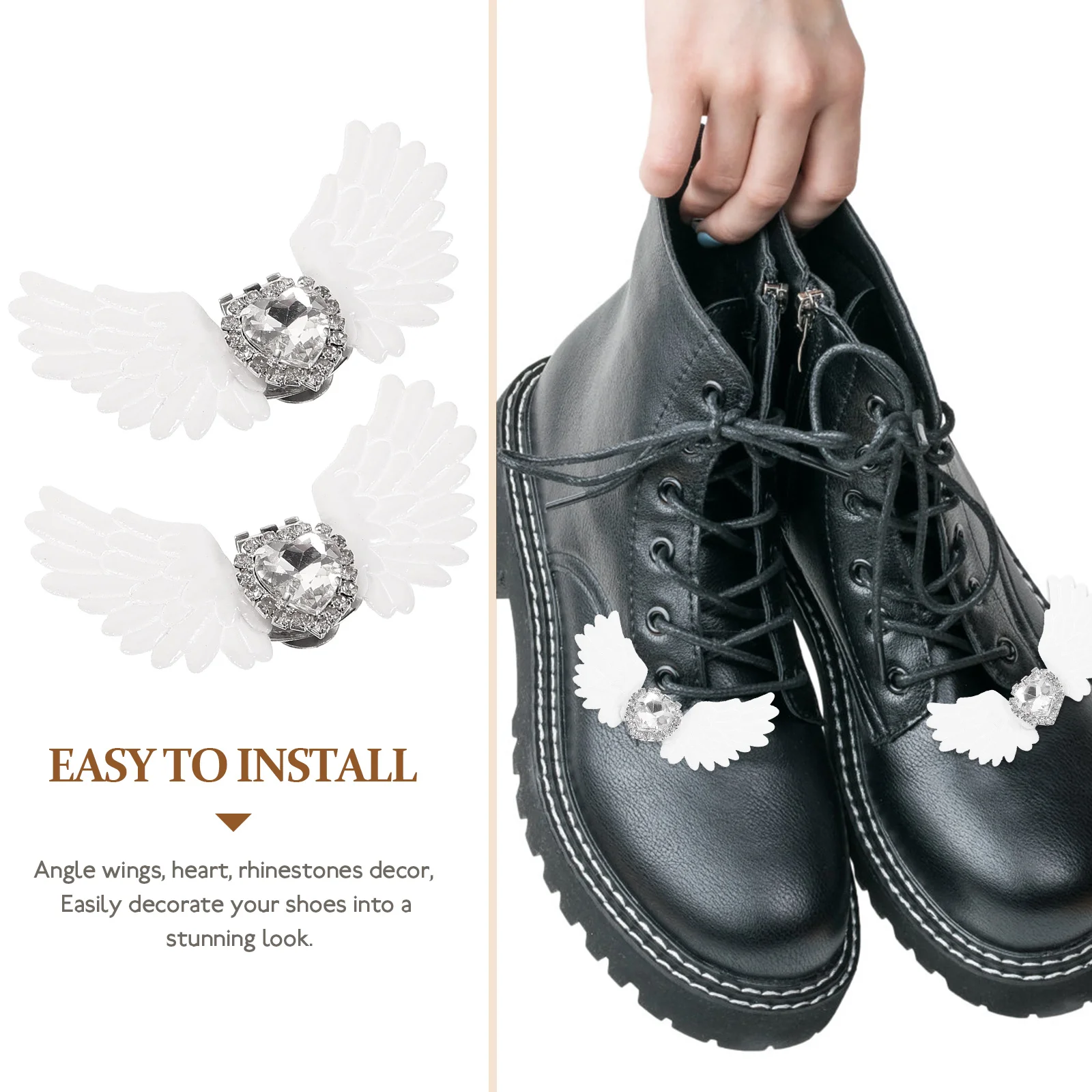

Boots and Shoe Buckles Rhinestones Clips Accessories Women Decor Decorations Ornaments