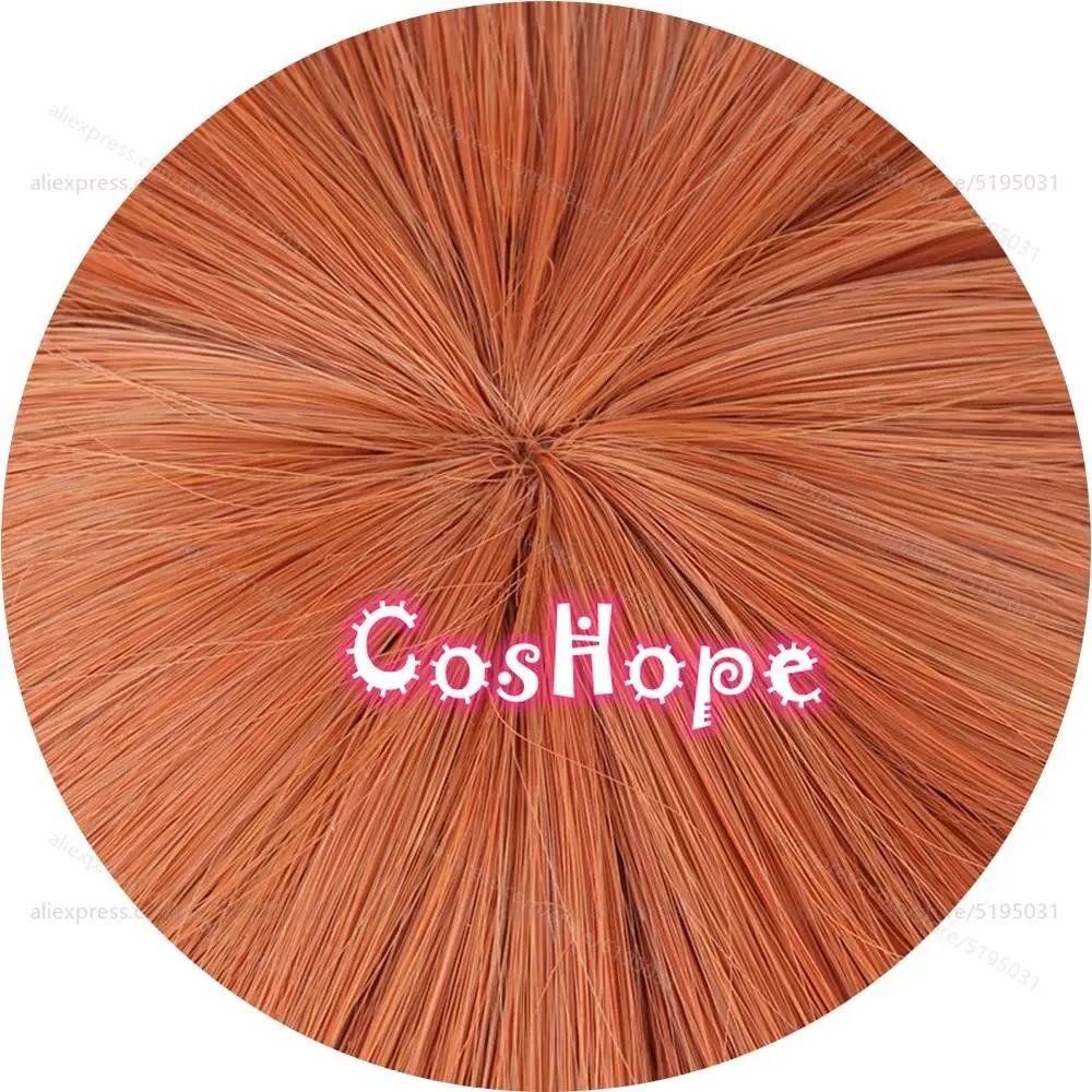 Parrucca cosplay Angel Devil Parrucca arancione lunga 60 cm Cosplay Parrucche cosplay anime Parrucche sintetiche resistenti al calore Capelli da festa per le donne