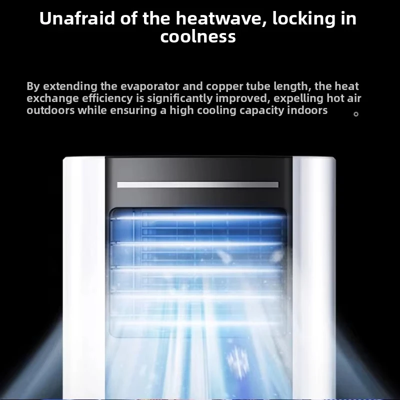 5000-18000BTU Portable Air Conditioner Smart 3-in-1 Cooling Heating Dehumidifier LED Display Mobile AC with R290 for Home view 5