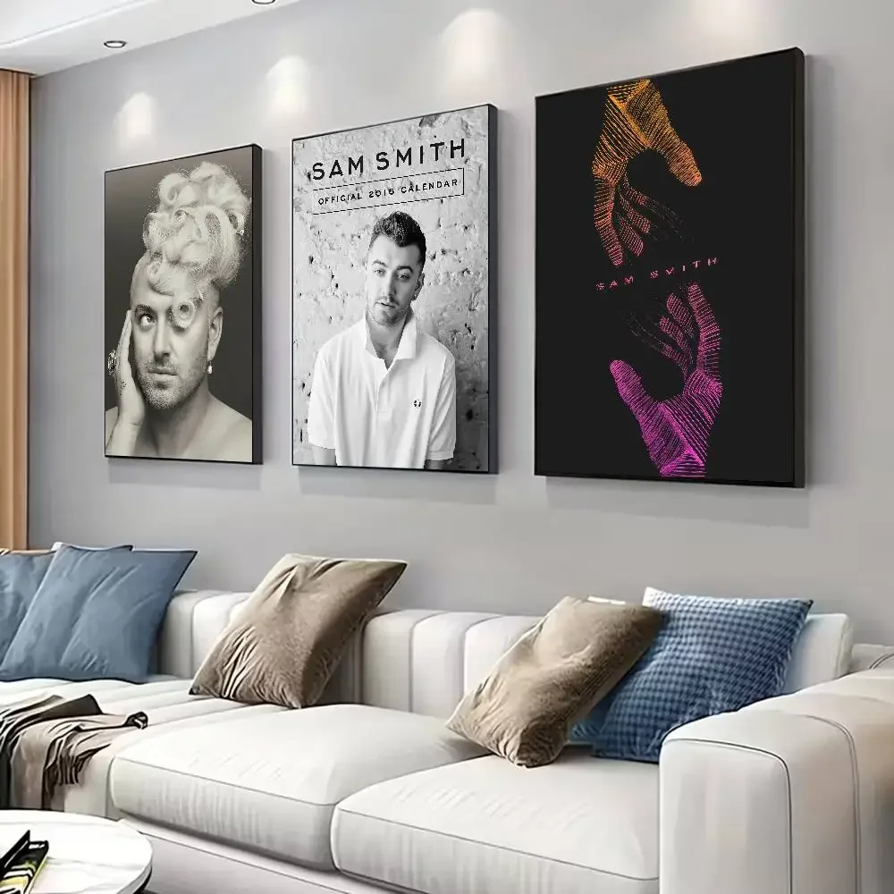 Sam S-Smith Singer Poster for Modern Decor in Home Offices, Bedrooms, Living Rooms, Kitchens, Bathrooms.