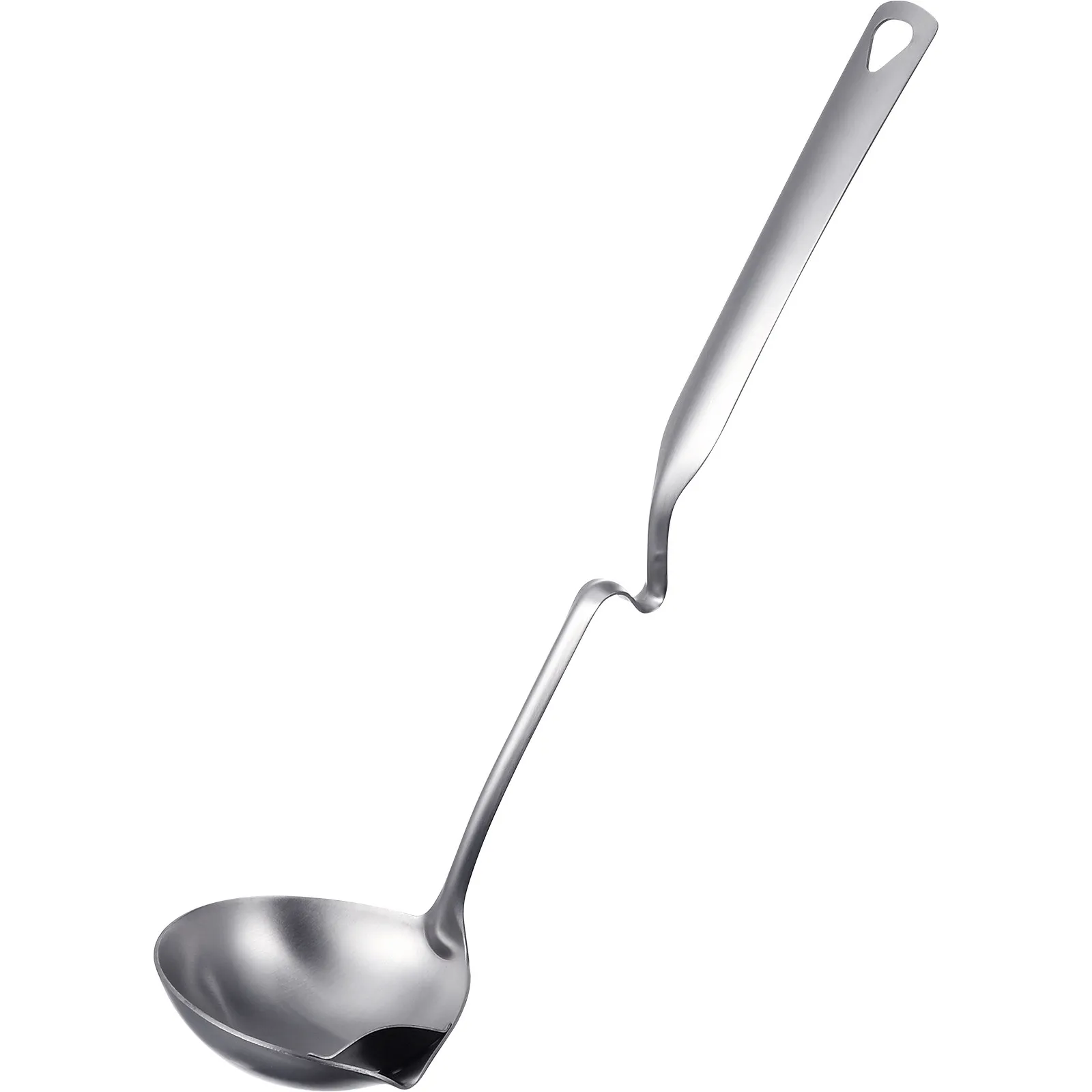 Oil Strainer Spoon Stainless Steel Soup Ladle Long Handle Kitchen Utensil Separator Fat Skimmer Gravy Remover Cooking Tool