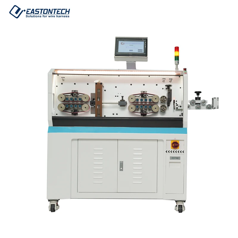 Fully Automatic Multicore Electric Cable Cutting Outer Inner Stripping Machine Multi Conductors Wire Stripping Machine