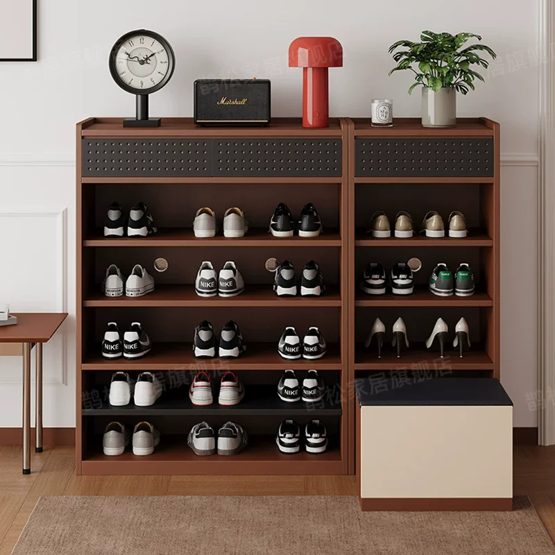 Storage Vertical Shoe Cabinet Modern Slippers Designer Luxury Box Organizer Display Shoe Shelf Mobile Zapatero Home Furniture