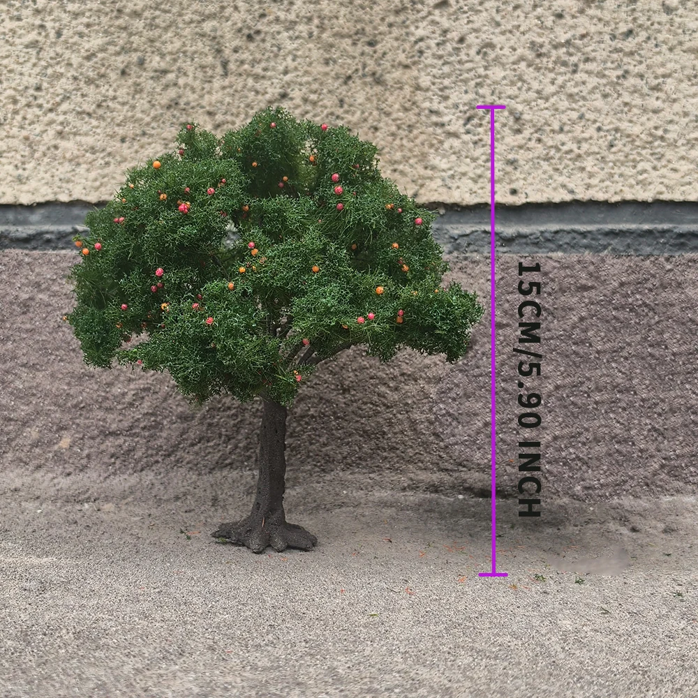 Alberi in filo artificiale 10 cm/15 cm Alberi realistici per modellismo fai da te/Layout del treno ferroviario/Accessori per interni/Decorazioni da giardino 1 pz