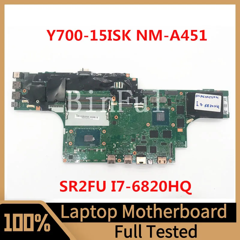 

BP500 NM-A451 Mainboard For Lenovo Thinkpad P50 BP500 Laptop Motherboard With SR2FU I7-6820HQ CPU 100% Full Tested Working Well