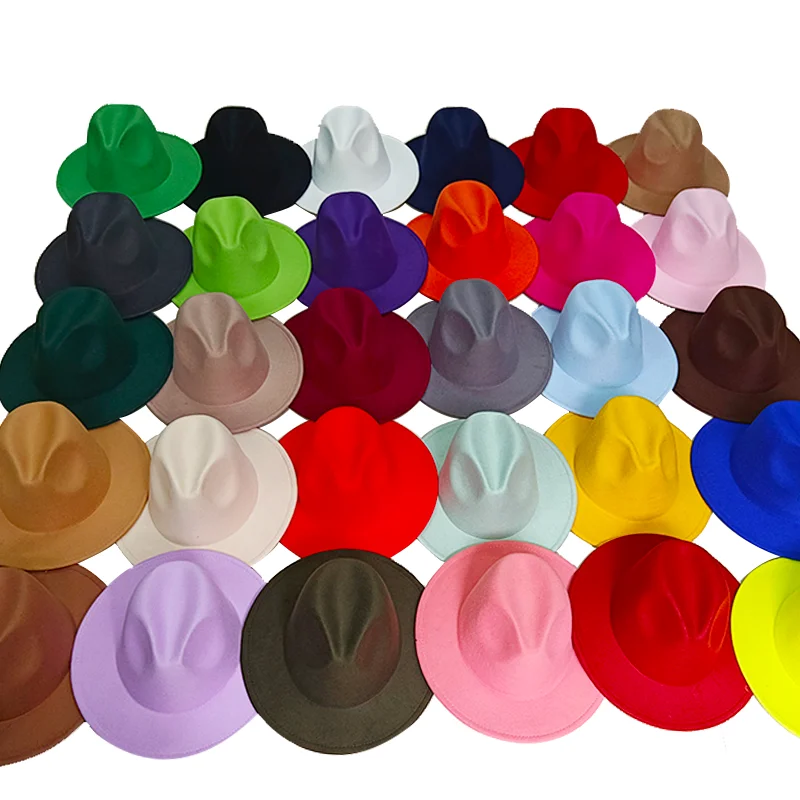 

Gorras Fedora Hat Women's 7cm Winter Hat Men's Hat Wide Brim Classic Jazz Hat Color Wedding Church Hat шляпа женская летняя