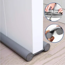 Under Door Draft Stoppers Weather Stripping Door Seal Strip Household Blocker Twin Flexible Window Bottom Sealing Strip