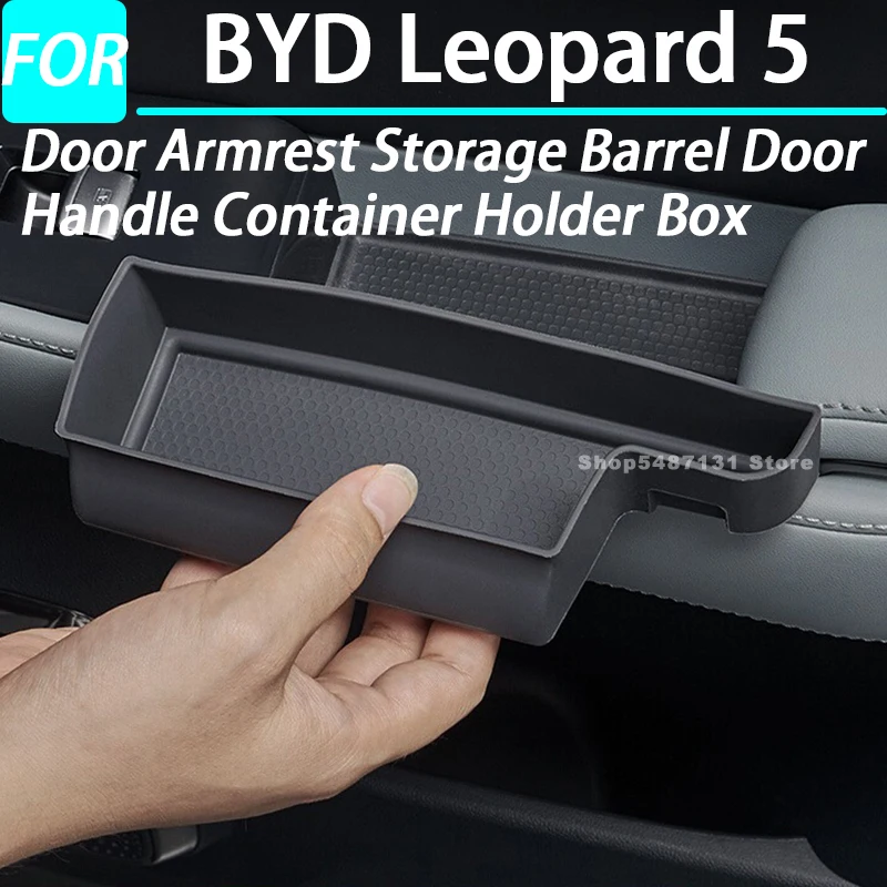 

Car Door Armrest Storage Barrel Door Handle Container Holder Box for BYD Leopard 5 Interior Accessories 2025