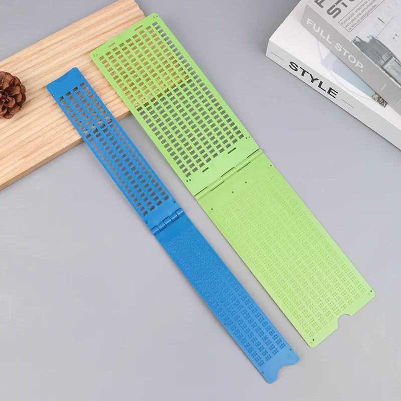 

Portable Braille Writing Stylus Paper Kit Practical And Learning Supplies Blind Education Supplies For School Beginners