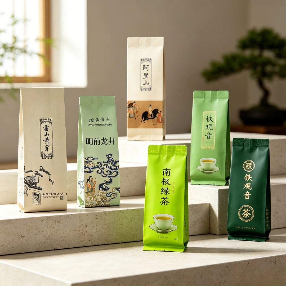 250g Tieguanyin tea Bag Packaging Bags Chinese Tie Guan Yin tea Sealed bag Alishan Dongding Ginseng Black oolong tea Packing Bag