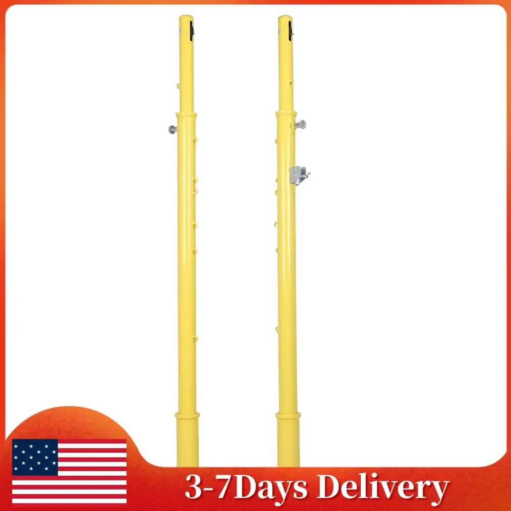 

Профессиональная стойка для бадминтонной сетки с креплением в грунт, регулируемая по высоте (от 1,5 м до 2,4 м), для взрослых, стадионов и садов